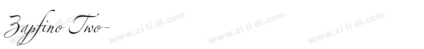 Zapfino Two字体转换